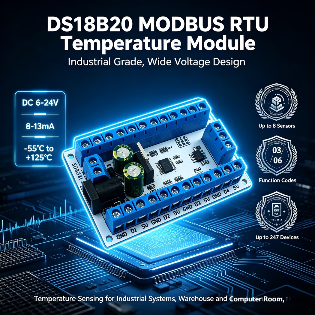 Ds18B20 - Module d'acquisition de température DS18B20 à