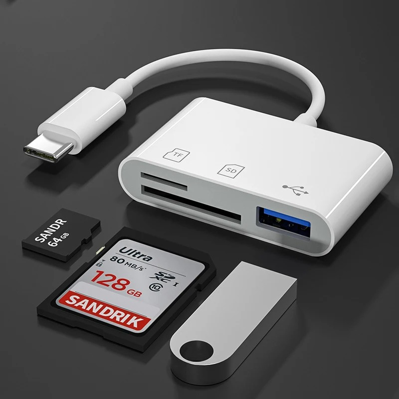 Sd Card Module - Adaptateur/concentrateur 3 en 1, de type