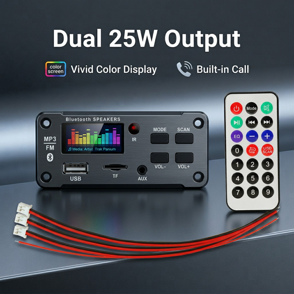Joystick Module - Amplificateur Bluetooth 50W, décodeur MP3 WMA