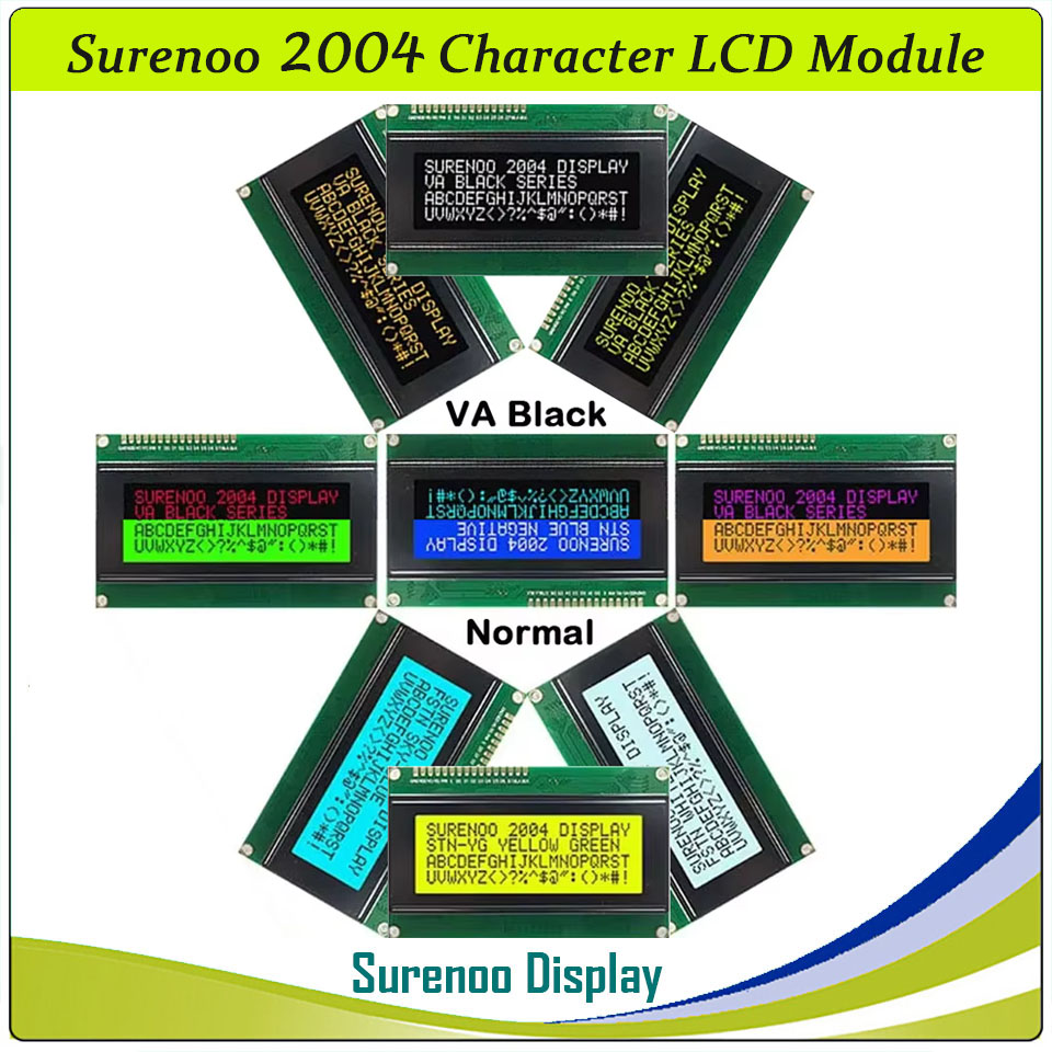 Lcd 1602 - Surenoo-Écran d'affichage LCD Tech, écran LCM