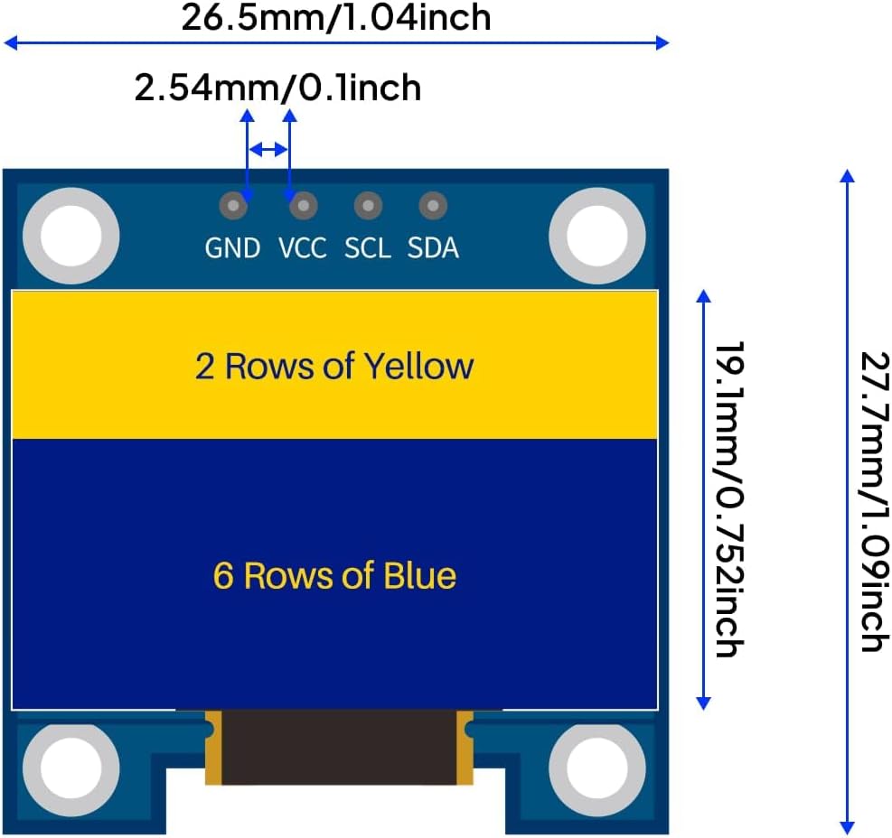 Module d'écran OLED compact de - Ssd1306 avis et prix