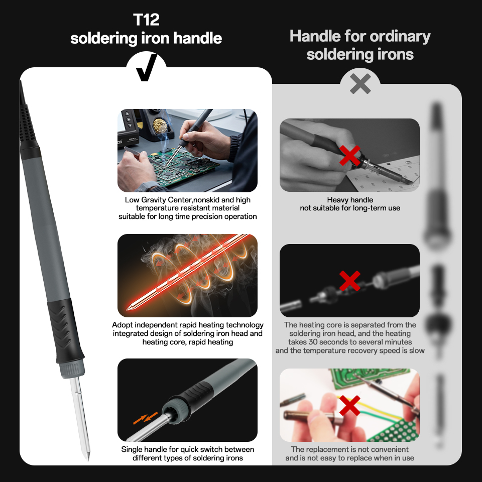 Station de soudage T12 BK969D+ - Soldering Iron Temperature Probe avis et prix